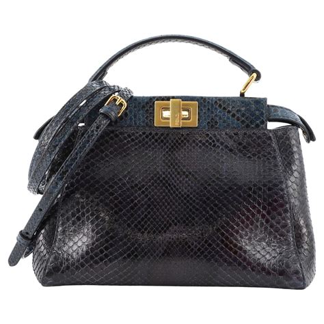 fendi peekaboo bag for sale at auction|Fendi peekaboo snakeskin.